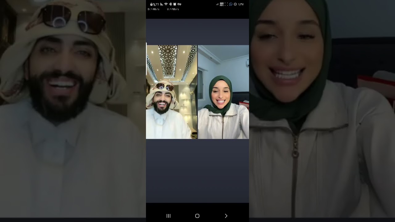 حسام السالمي وضحئ راس براس من اروع الجولات وضحئ تحلف انها جايه اليمن شاهد عرض حسام لضحئ 😍لايفوتك