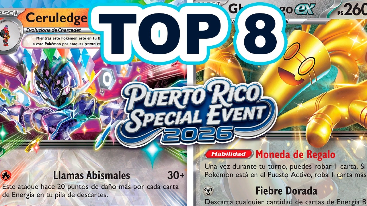 EL PEOR MATCH PARA GHOLDENGO EX en TOP 8 SPECIAL EVENT PUERTO RICO 2026 Pokemon TCG