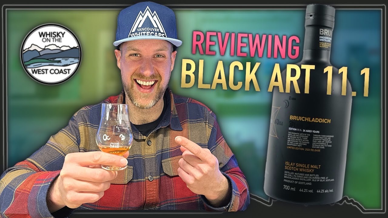 Секрет односолодового шотландского виски Bruichladdich Black Art 11.1 24-летней выдержки с остров...