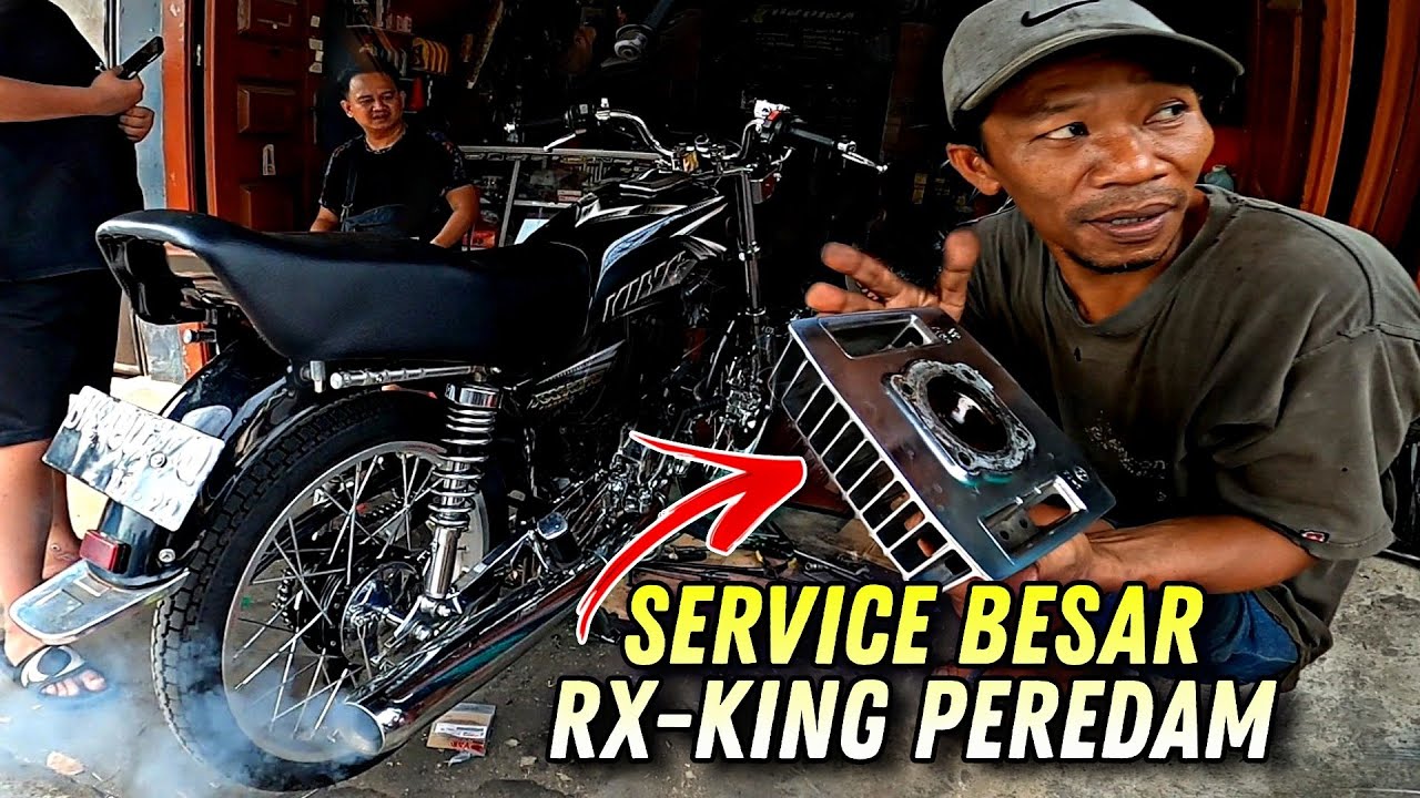 SERVICE BESAR RX KING PEREDAM CHROME BLOK BARU TAPI POWER KURANG | ALAN MOTOVLOG MEDAN