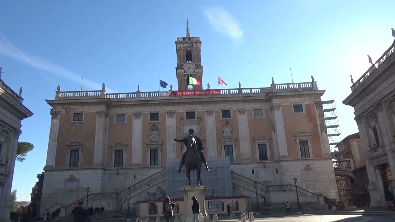 ローマ街歩き　ローマ市庁舎　Palazzo Senatorio