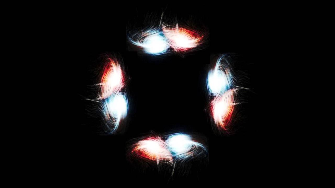 Fire versus Ice Tornados | HOLHO 3D Hologram 4faces pyramid