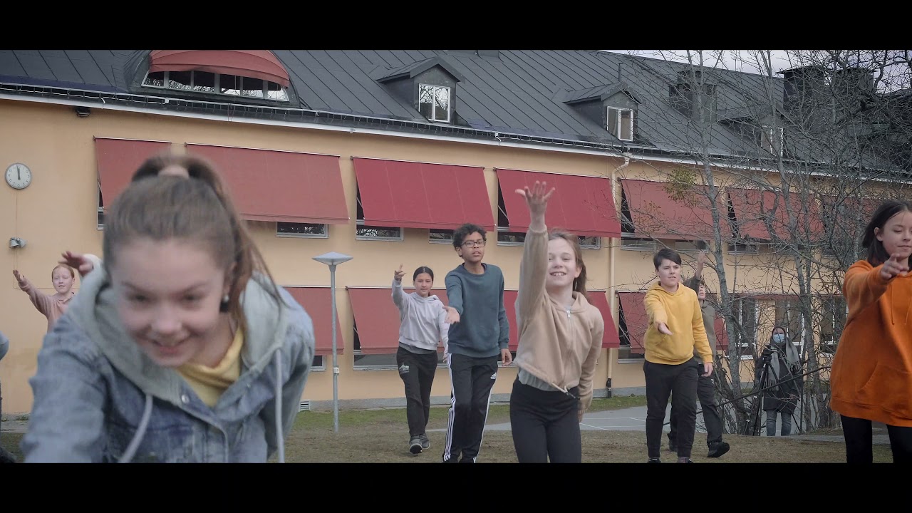 Fryxellska skolans Jerusalema dance challenge! I pandemitider skapar vi glädje tillsammans!