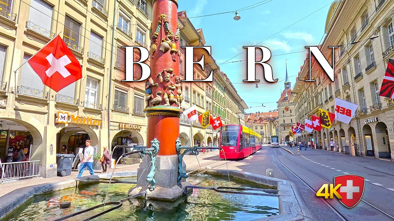 Switzerland BERN 🇨🇭 Currently Stroll City Centre to Bearpark / Bern is Outstanding Universal Value