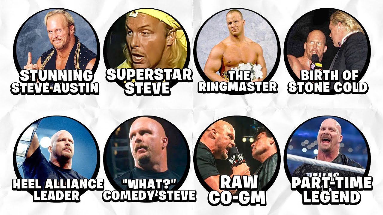 Every Version of Stone Cold Steve Austin Explained in 11 Minutes