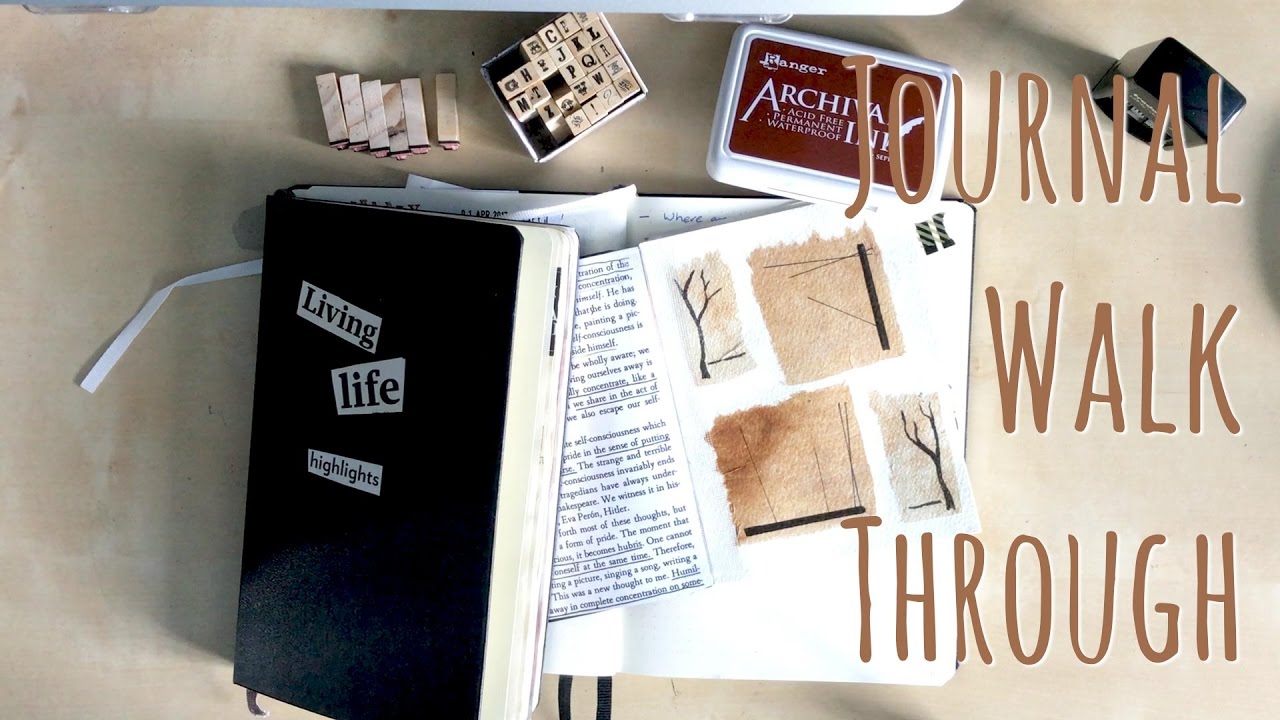 Bullet Journal, Moleskine and Junk Journal flip through