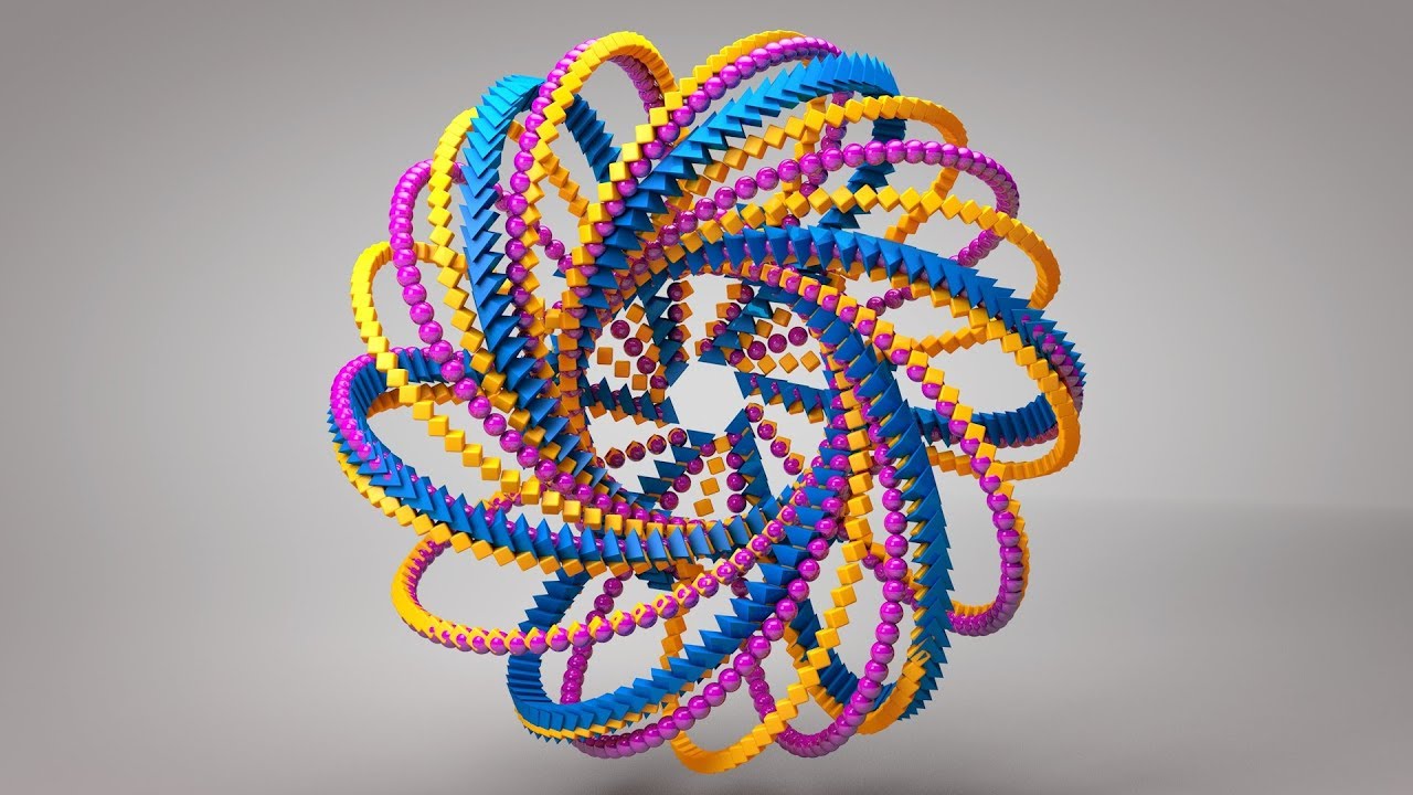 Cinema 4D Tutorial - 3D Abstract Shape