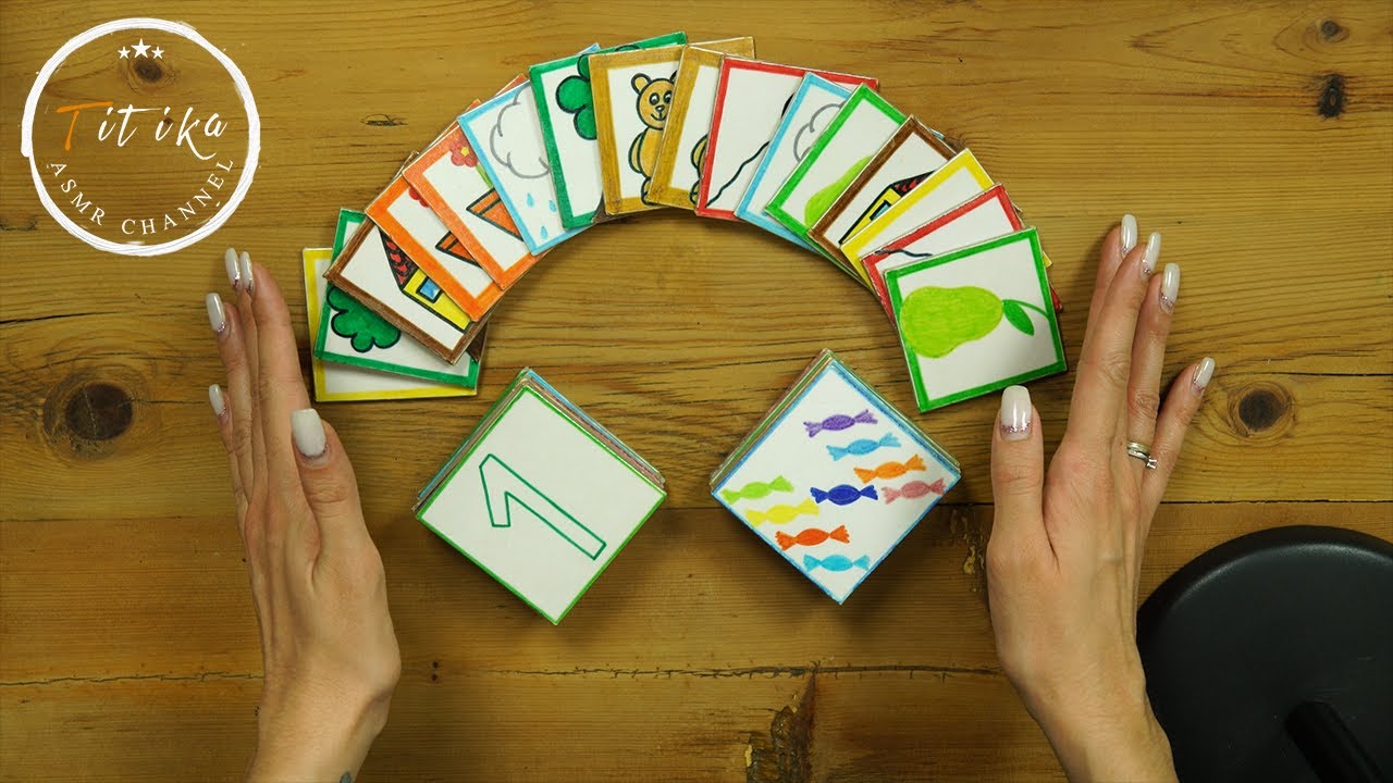 Greek ASMR - 🧩 Handmade matching games / Soft spoken