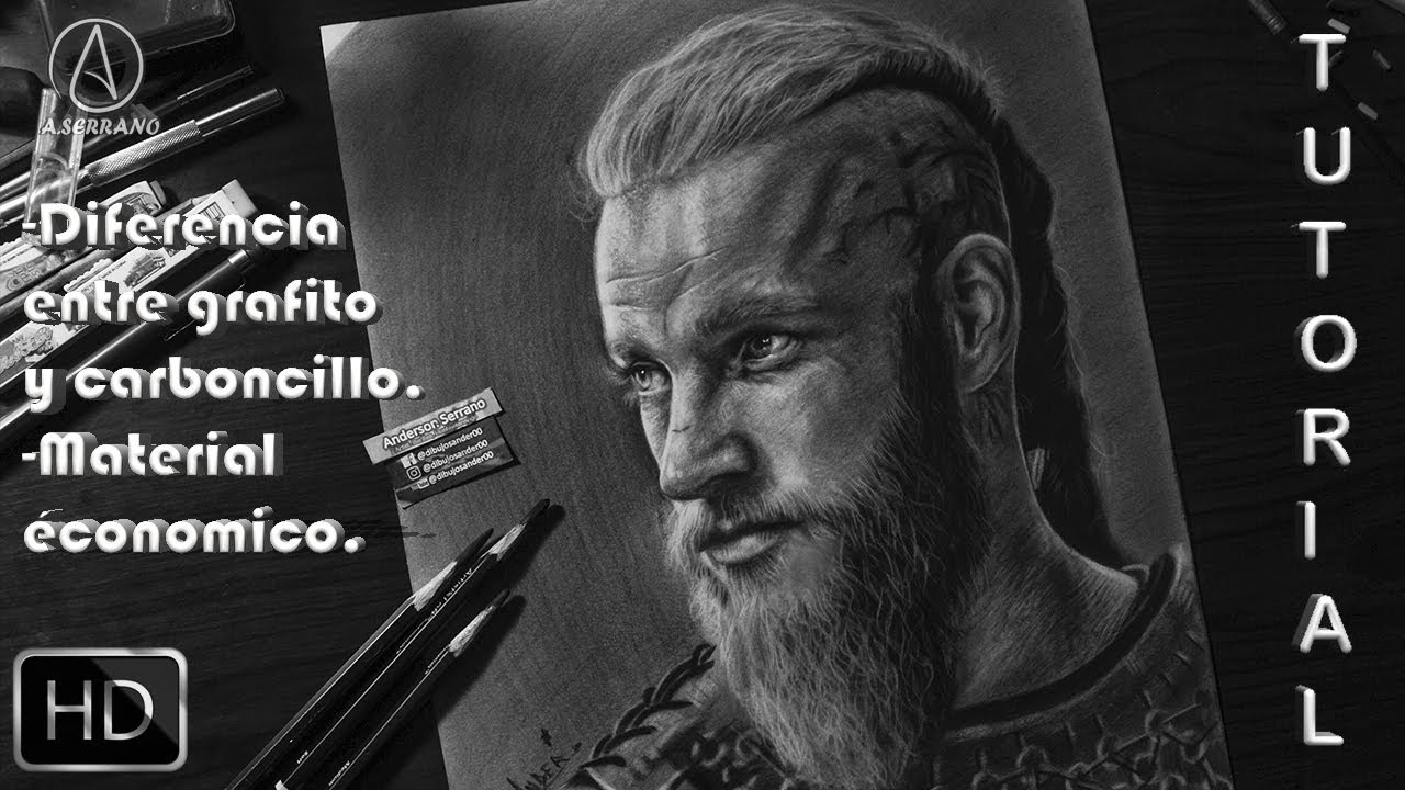 CÓMO DIBUJAR UN ROSTRO CON CARBONCILLO/ TUTORIAL