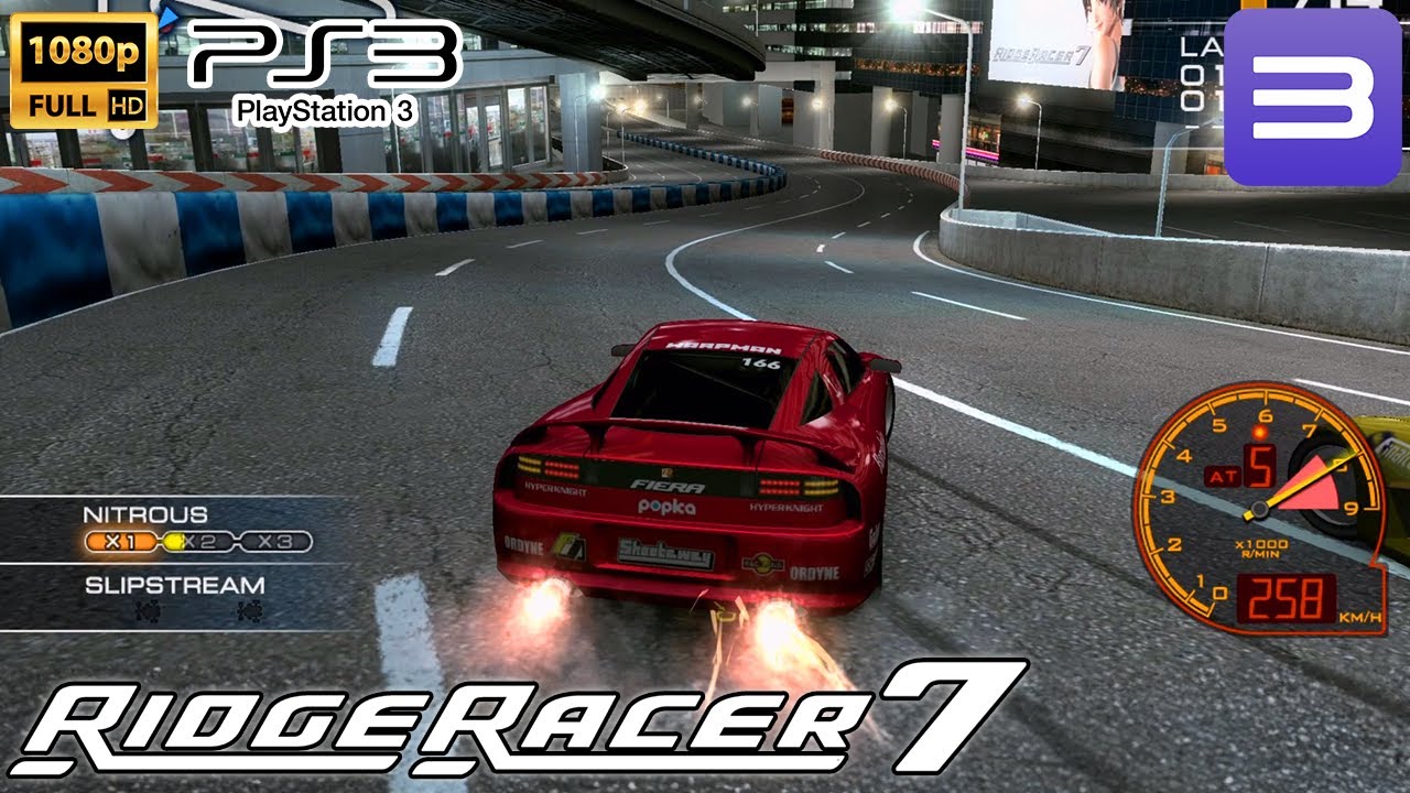 Ridge Racer 7 PS3 HD Gameplay (RPCS3)