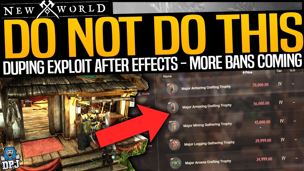 DO NOT DO THIS - MORE BANS COMING | New World Duping Exeploit
