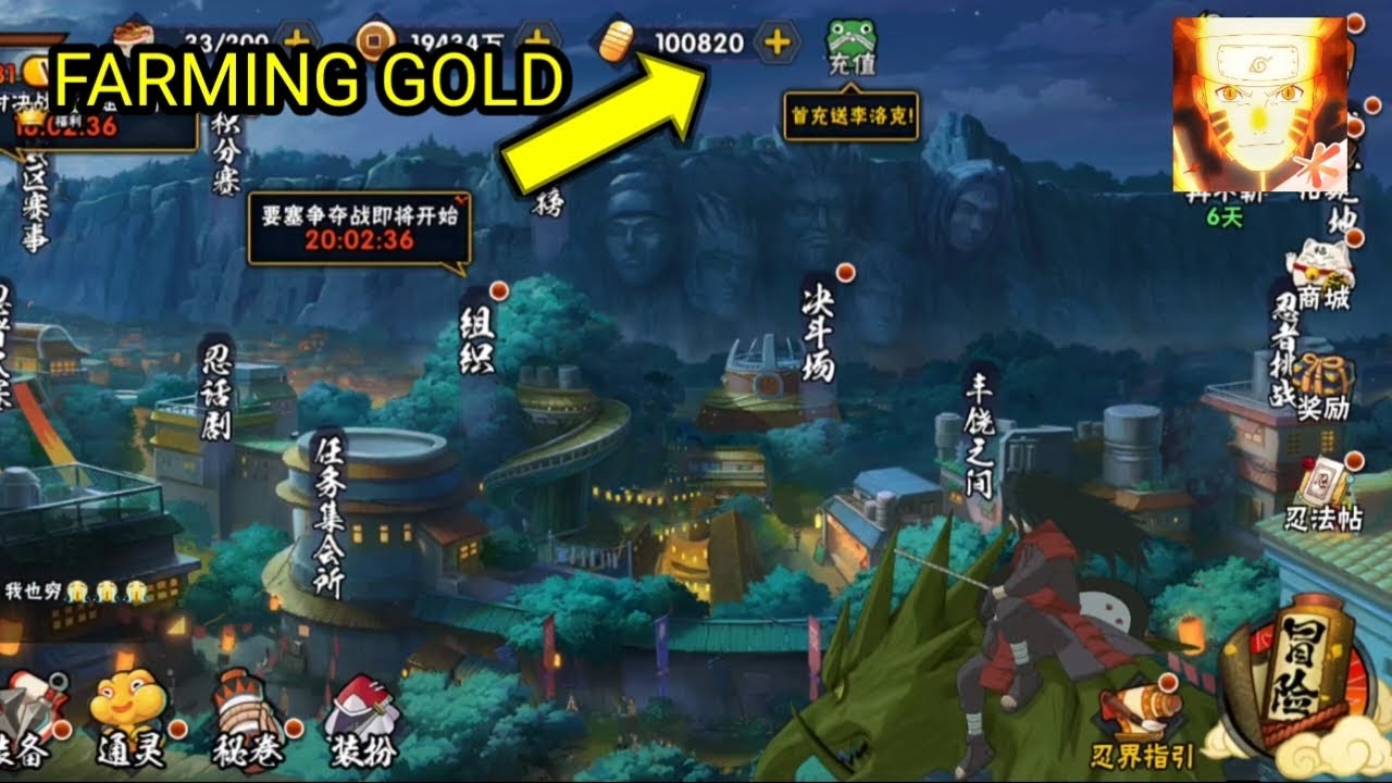 cara farming gold di naruto mobile fighter #naruto #narutomobile