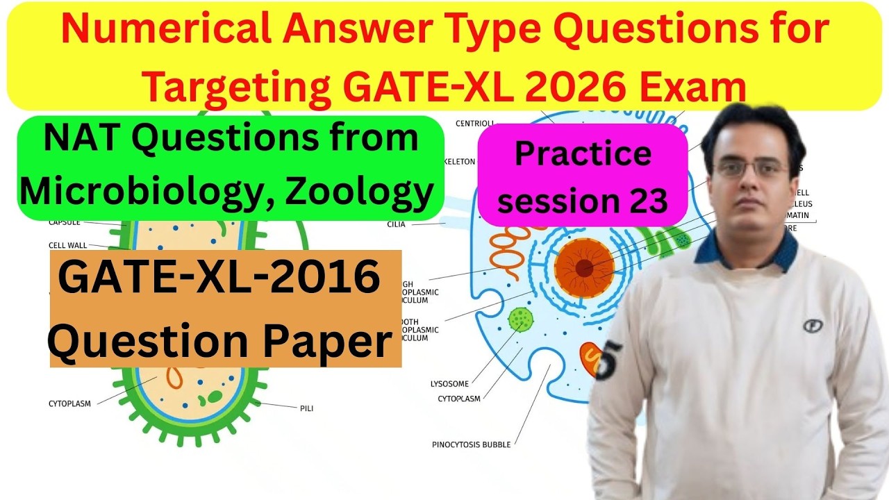Practice Session-22: Target GATE-2016 Exam: NAT Type Questions from PYQ GATE-XL 2016 Year