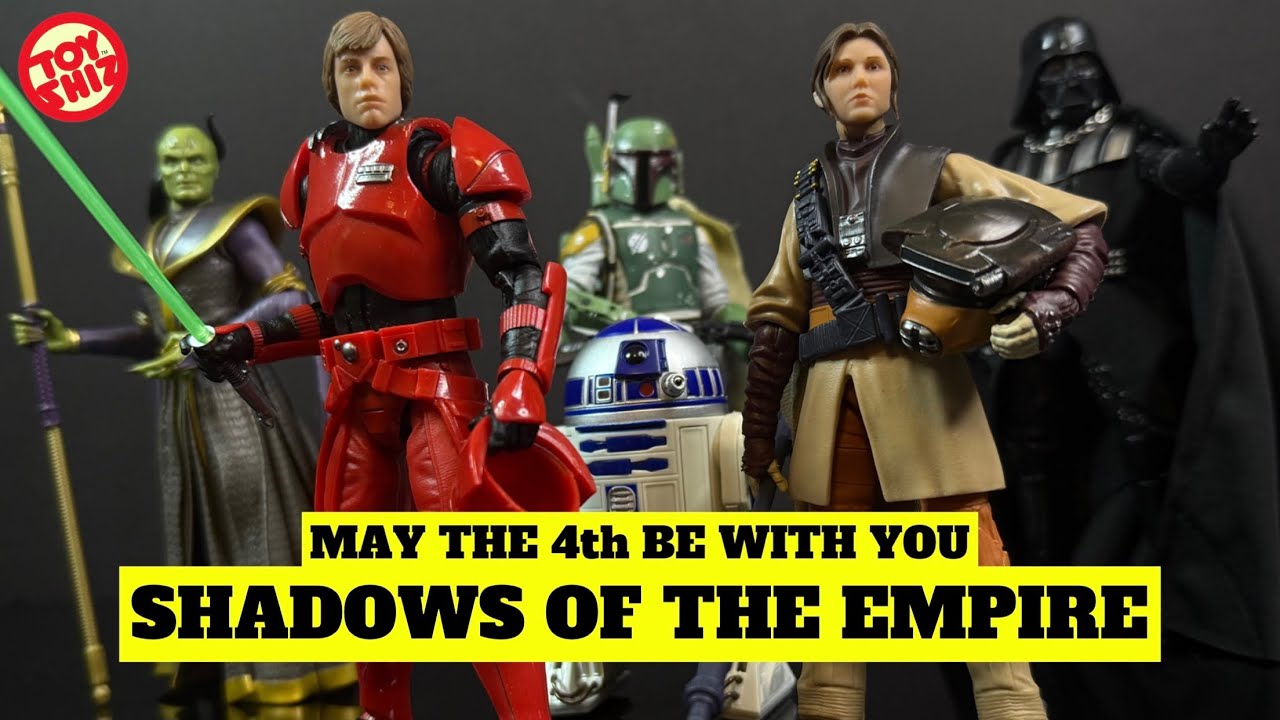 2025 SHADOWS OF THE EMPIRE Imperial Coruscant Armor Luke & Bounty Hunter Boushh Leia | Hasbro
