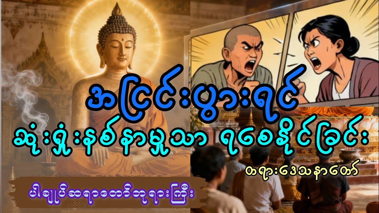 အငြင်းပွားရင် ဆုံးရှုံးမှုသာရစေသော တရားဒေသနာတော်  #ပါချုပ်ဆရာတော်ဘုရားကြီး 