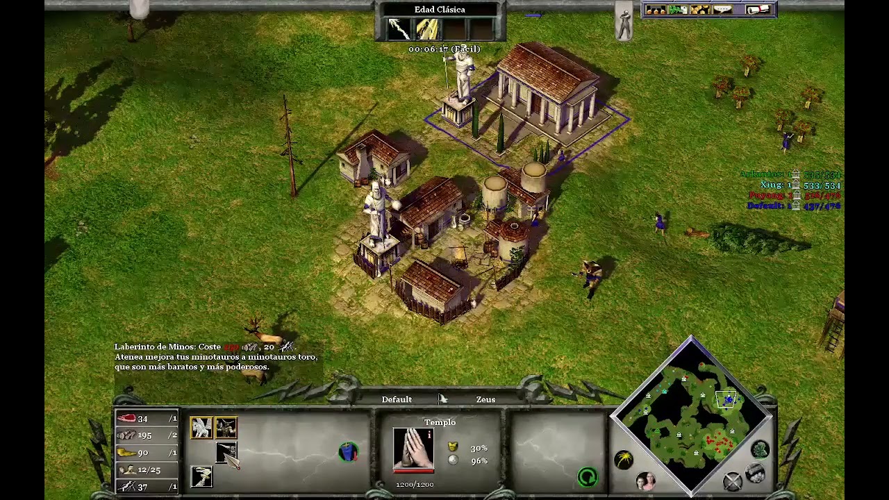 Jugando Age of Mythology primeras partidas (parte 1)