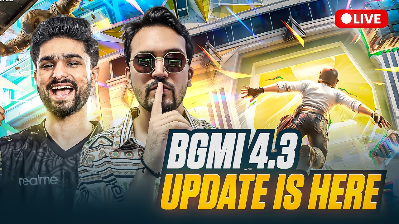 🥶BGMI 4.3 UPDATE IS HERE😎 | BGMI LIVE🔴