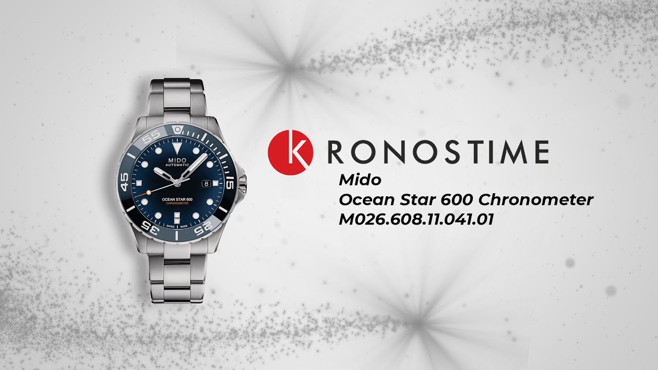 Mido Ocean Star 600 Chronometer M026.608.11.041.01 (M0266081104101) обзор часов - KronosTime.RU