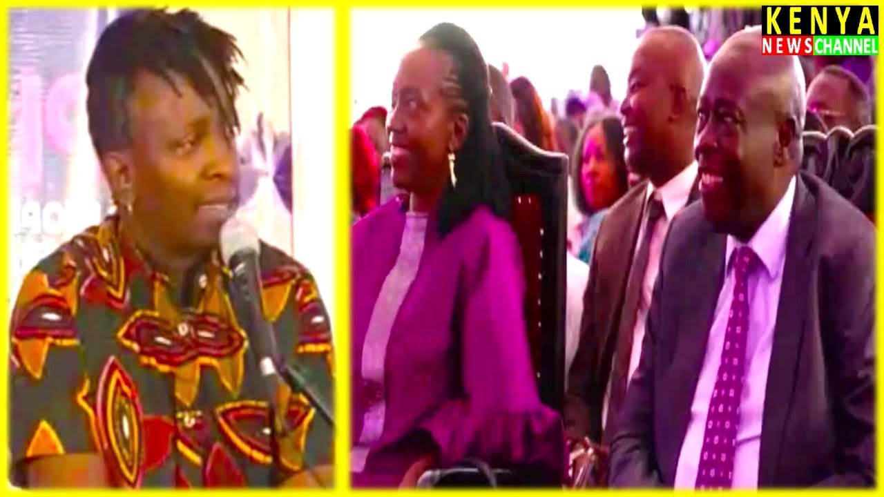 Musician Eric Wainaina impresses Gachagua & Martha Karua at PLP Party Launch