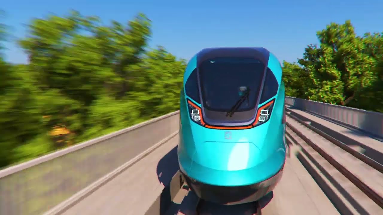CRRC CINOVA H₂ New Energy Intelligent Intercity Train at InnoTrans 2024