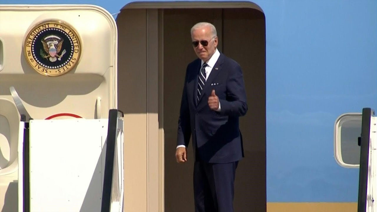 Vol historique de Biden d'Israël vers l'Arabie saoudite | AFP Images
