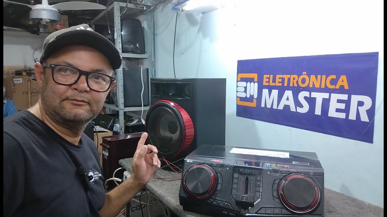 Como consertar som LG CJ87 Com  Zumbido no audio