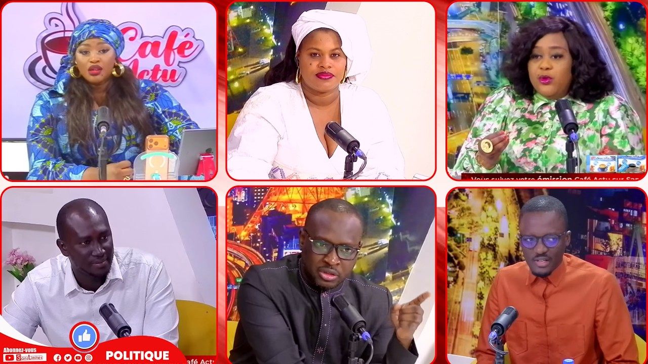 Matinale Café Actu avec Mamy Samb, Nabou Cor et l'équipe du MERCREDI 04 MARS 2026