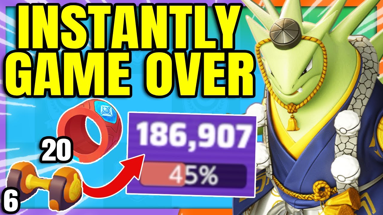 I fully STACKED on Path TYRANITAR they had no chance | Pokemon Unite