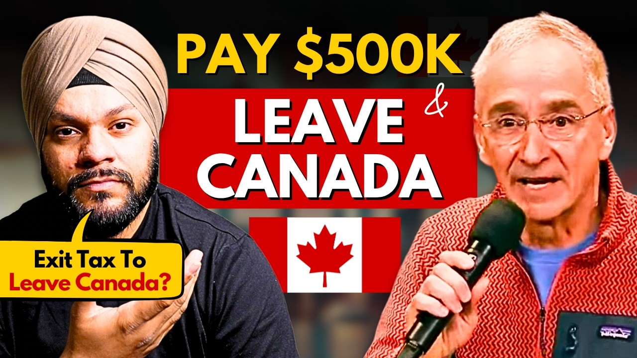 $500K Tax To Leave Canada? | Gursahib Singh Canada