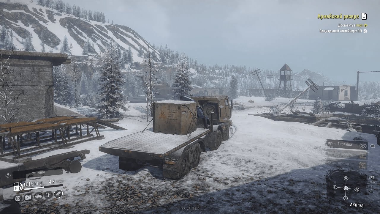 SnowRunner #21 Доставляем радиационный груз и тестируем ГАЗ-66
