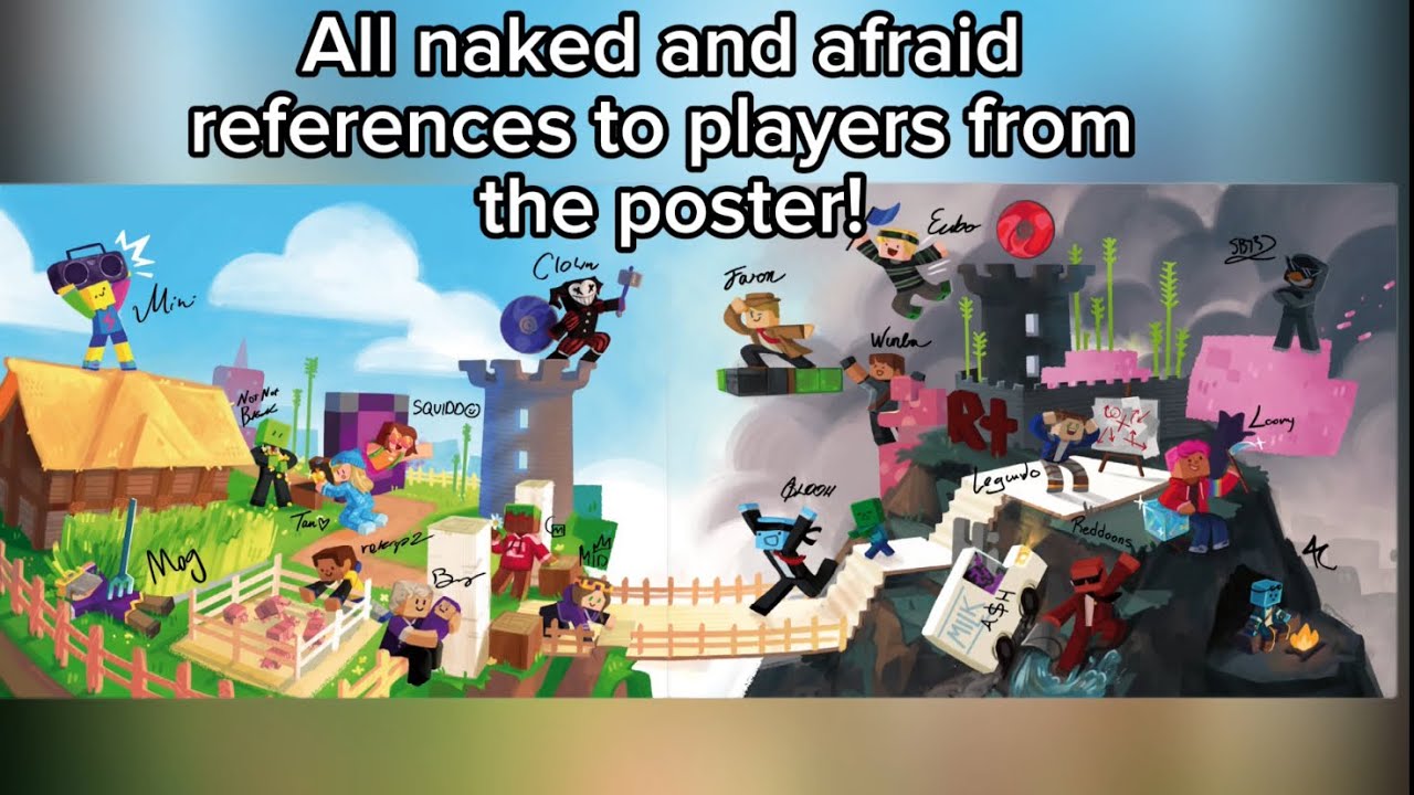 All Naked and Afraid References to Players from the Poster! 