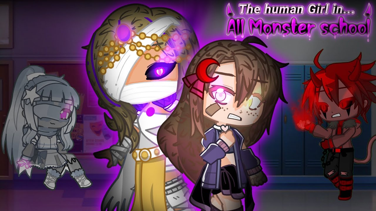 A Human Girl in an all-monster School pt.2 | GCMM | Gacha Club mini-movie
