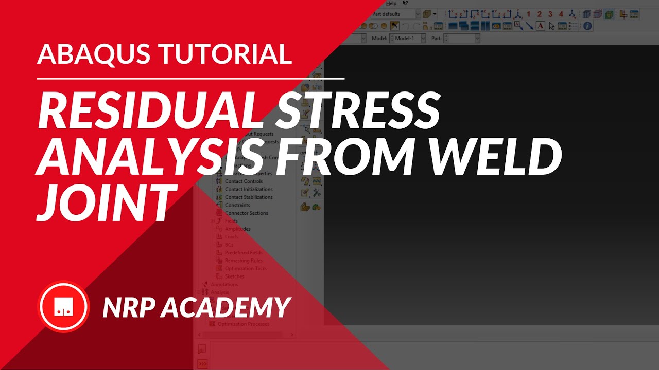 ABAQUS tutorial EP019 | How to analysis residual stress from weld joint