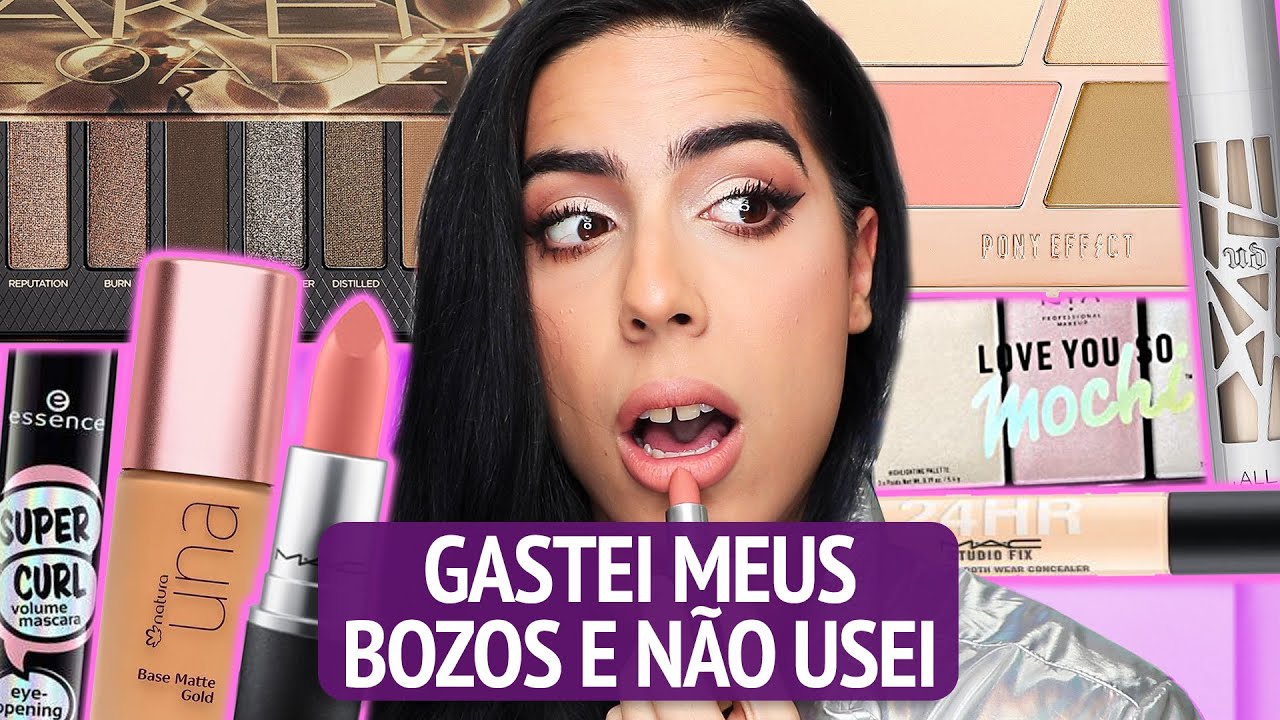 Make com PRODUTOS QUE COMPREI achando que ia USAR MUITO MAIS!