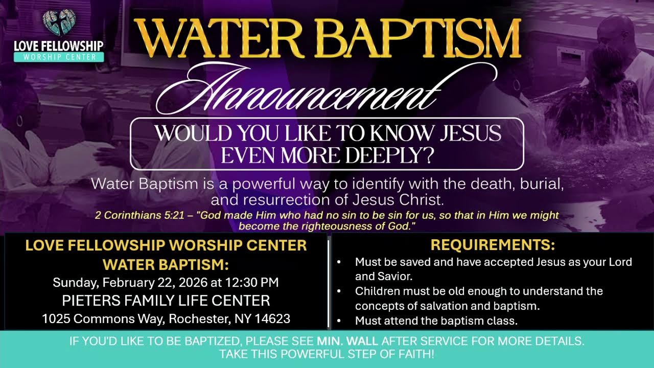 Love Fellowship Worship Center | Sunday Service
