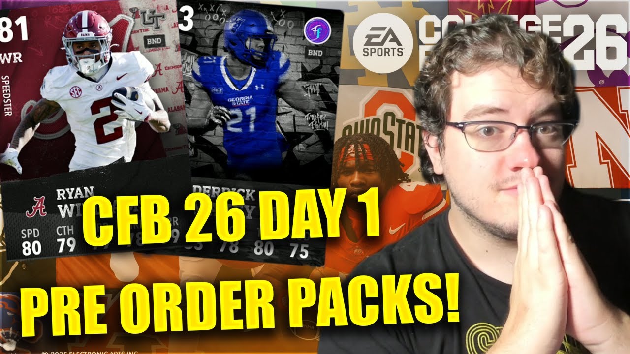 CFB 26 ULTIMATE TEAM ! PRE ORDER PACKS AND FIRST IMPRESSIONS!