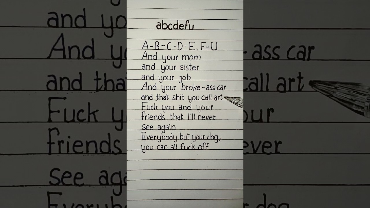 gayle abcdefu lyrics