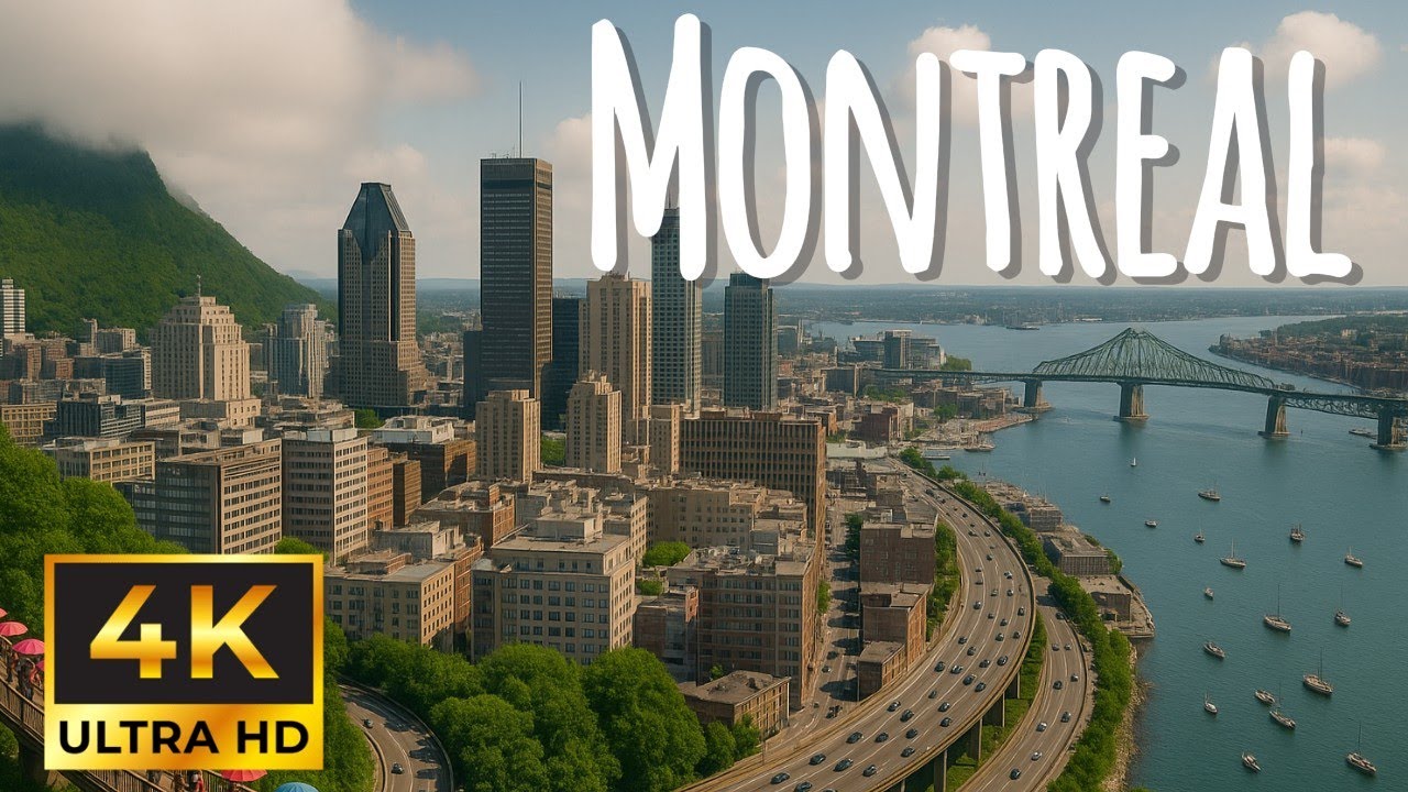 Relaxing Scenes of Montreal Canada Chill Vibes 4K Video✨ ca Chill Vibes Visual Travel Guide
