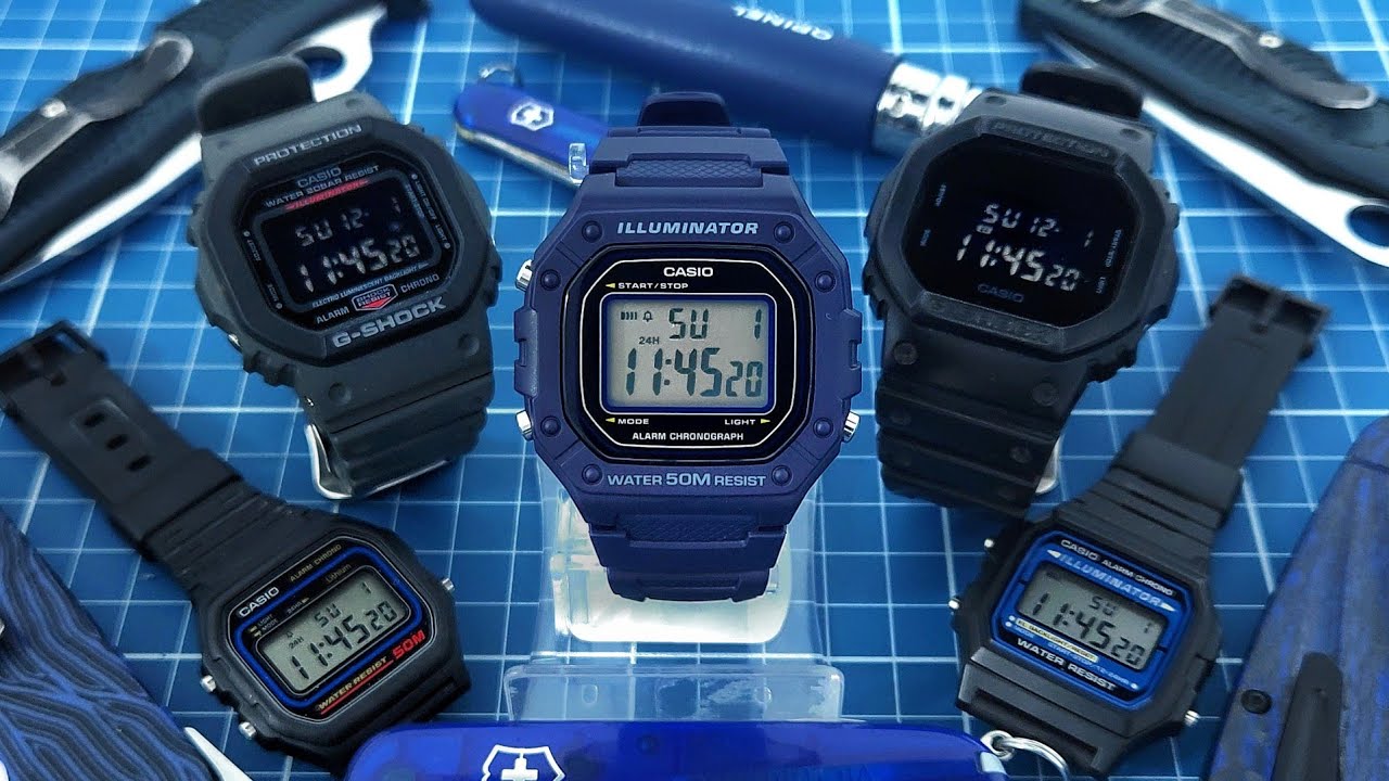 Relógio Casio W218-H. Ótimo para EDC com cara de Gshock pela metade do preço! Custo benefício show!