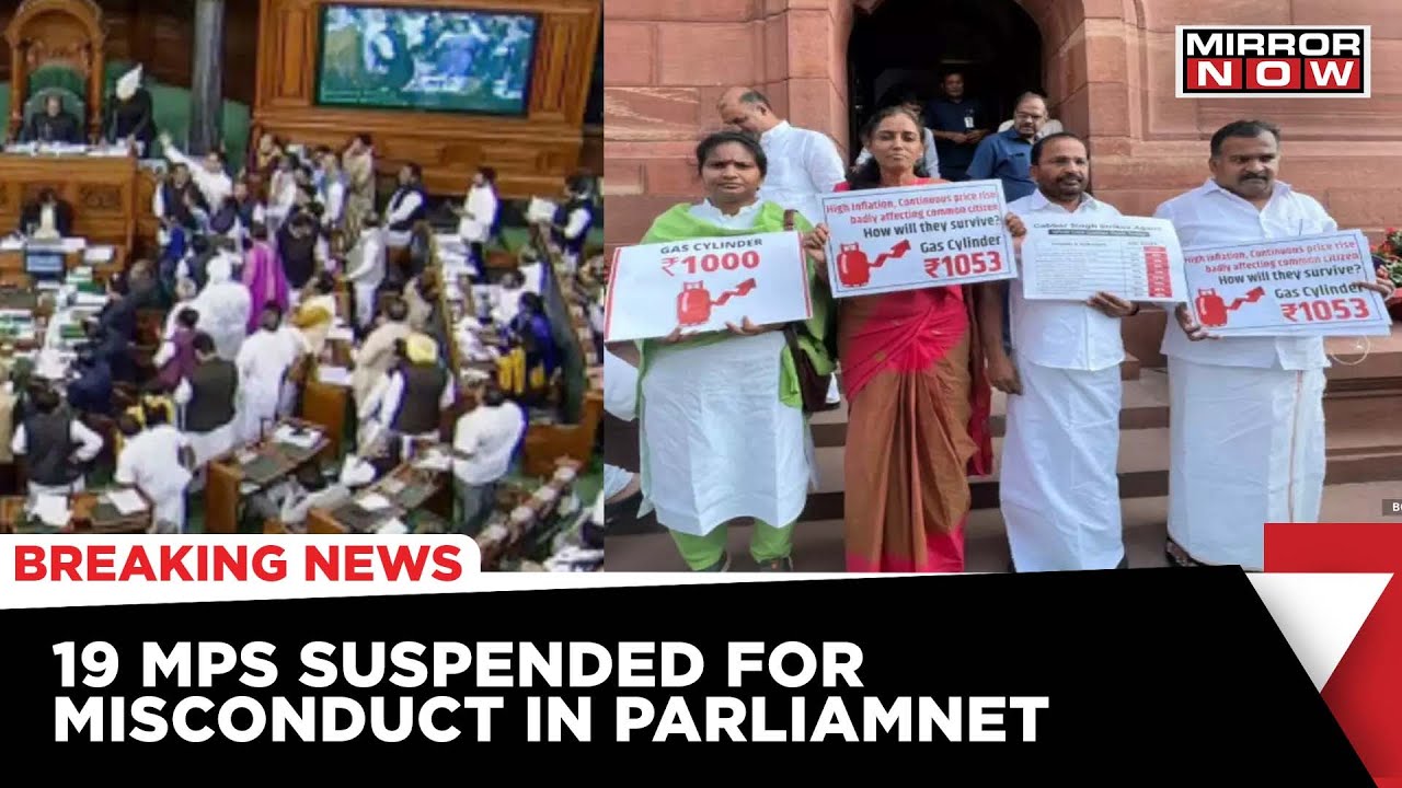 Showdown In Rajya Sabha | 19 MPs Suspended For Unruly Behavior In Parliament | Latest News