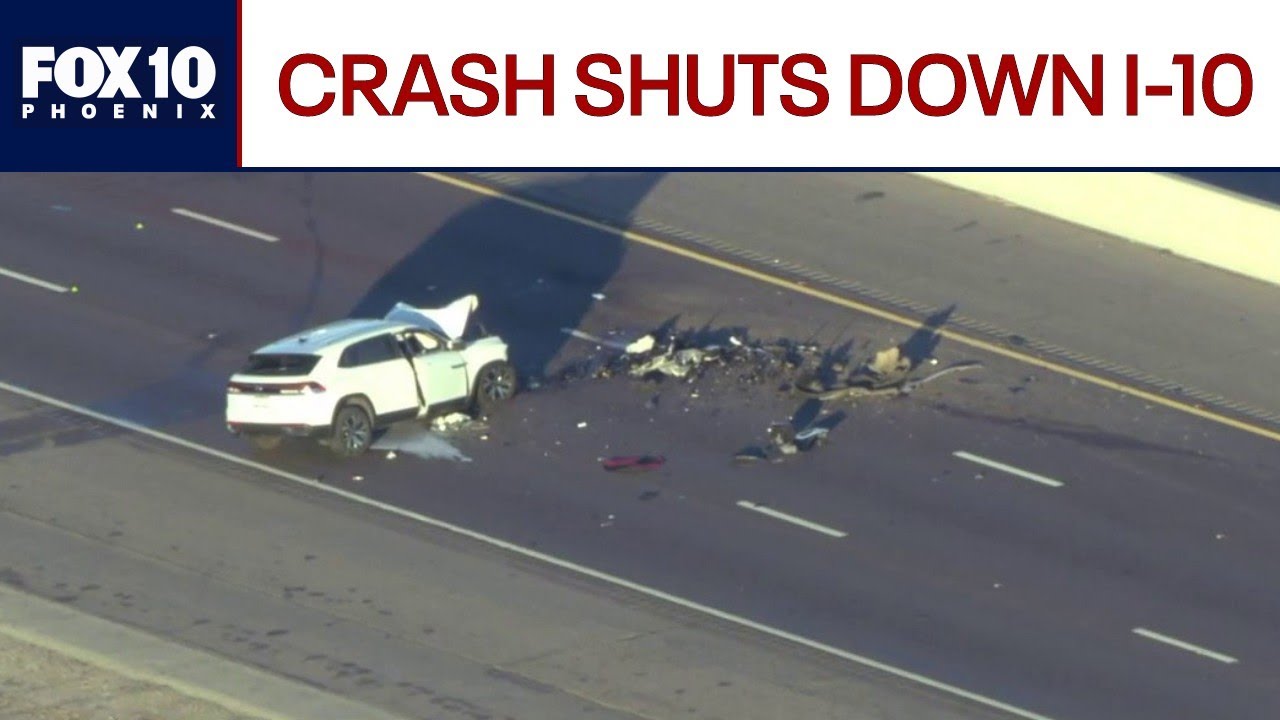 Crash leads to closure on I-10 in Buckeye | FOX 10 Phoenix