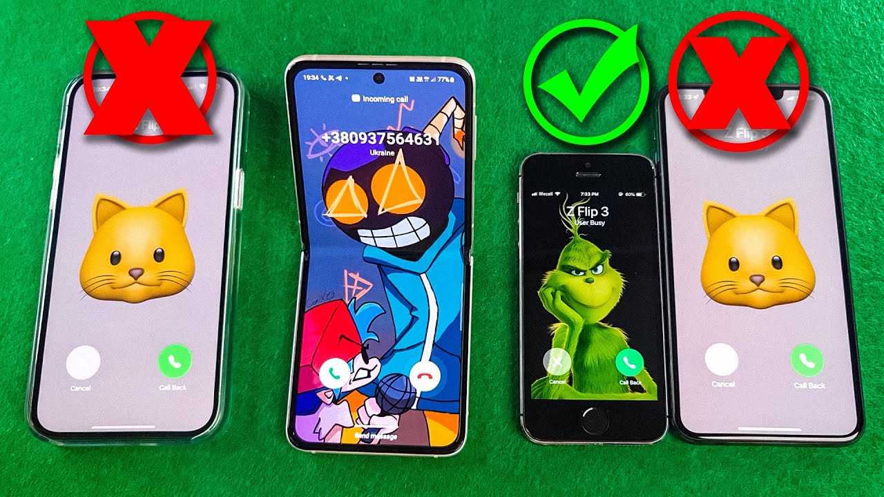 3 iPhone Outgoing Call at the Same Time, Who do you Think is the Fastest to call Samung Z Flip 3 5G