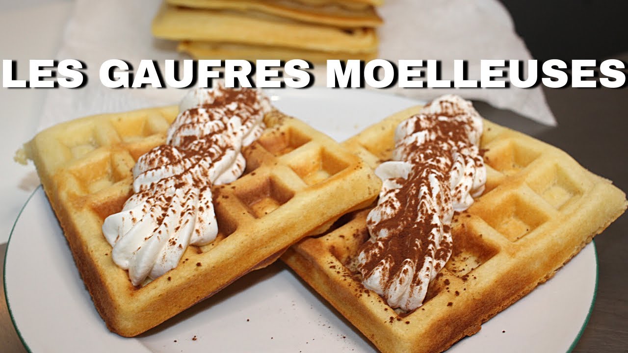 Gaufres épaisses et moelleuses