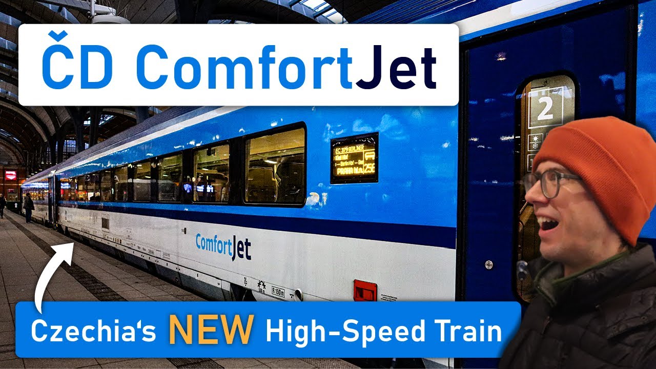 8 HOUR Journey (Kiel – Prague) on the ČD Comfortjet – Czechia’s NEW High-Speed-Train