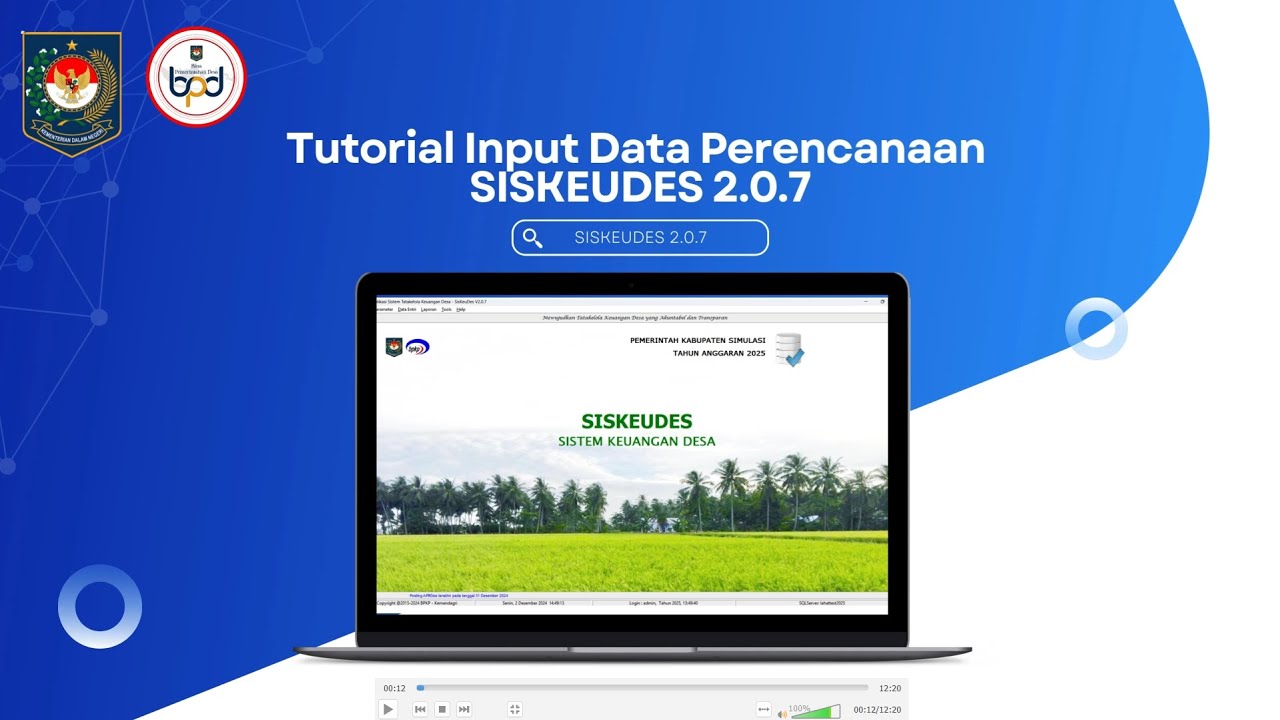 Tutorial Input RKPDes pada SISKEUDES 2.0.7 Tahun Anggaran 2025