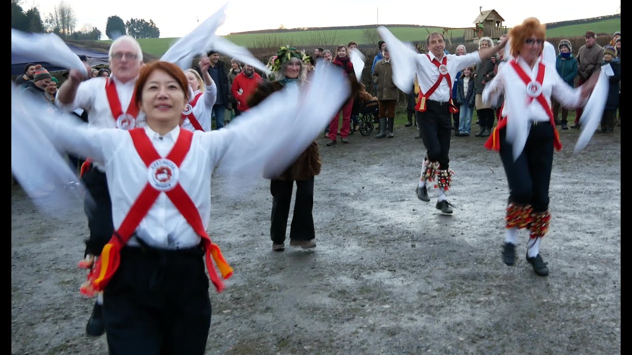 2023 01 21 Dartington Morris perform The Rose Tree