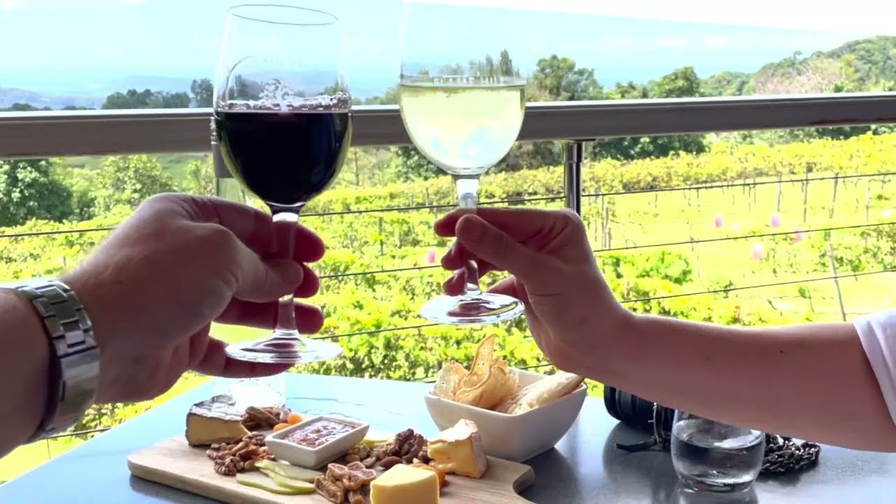 Flame Hill Vineyard - finest wine in the Sunshine Coast