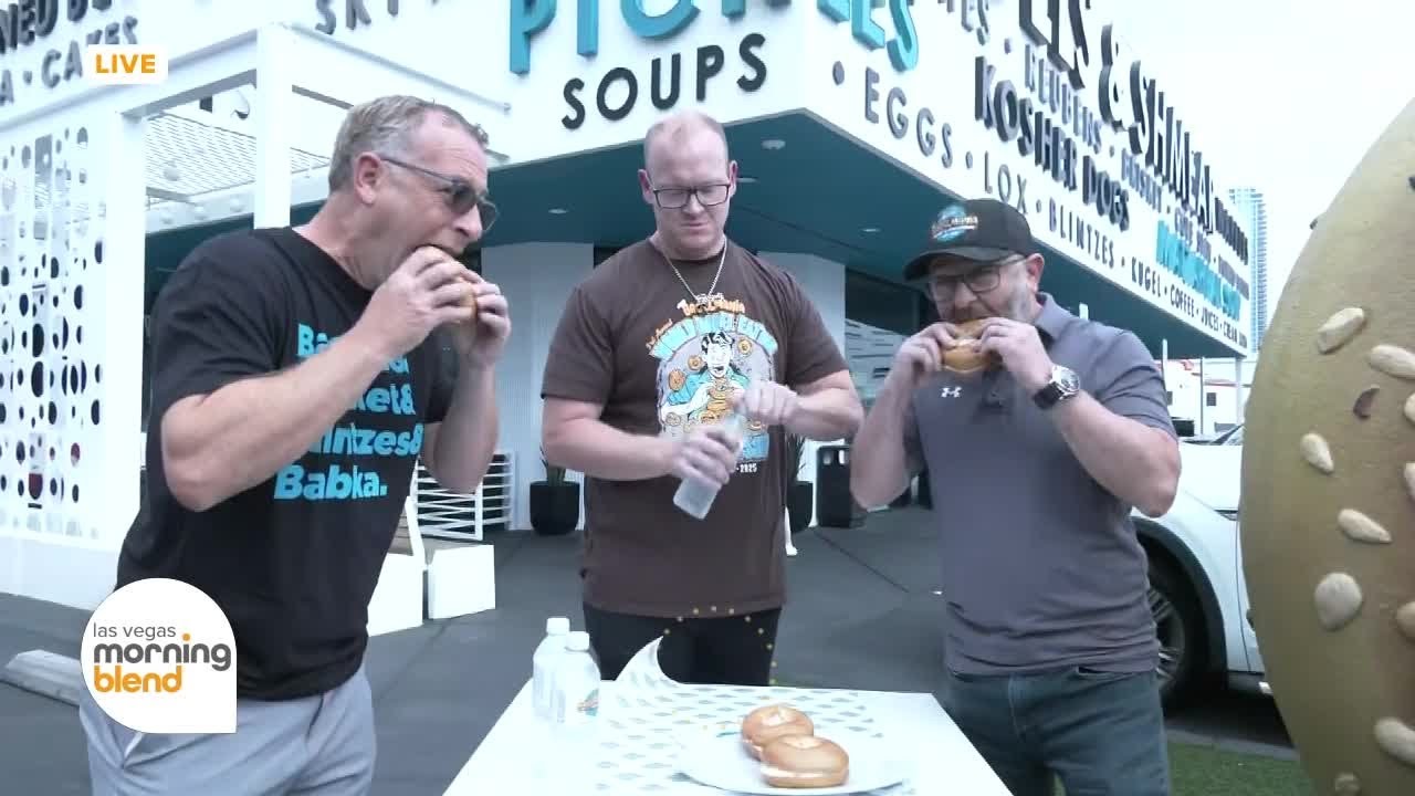 Bagels, Bites & Big Appetites  Elliott Visits Bagelmania Ahead of Their Epic Eating Contest