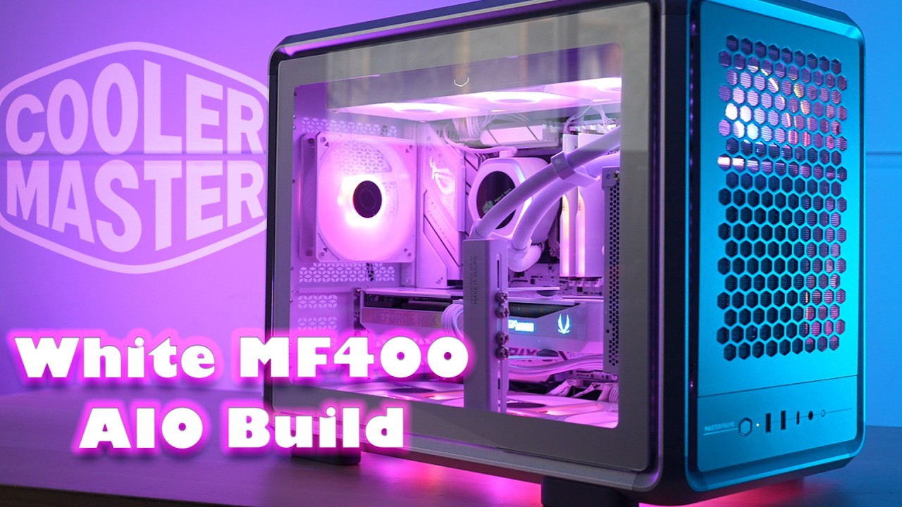 Сборка белого корпуса MF400 AIO – самый настраиваемый корпус на сегодняшний день? | Cooler Master...