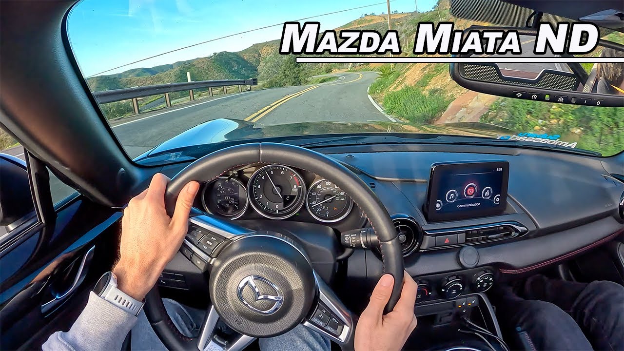 Mazda MX-5 Miata z 2018 roku &ndash; dostrojony do E85 system ND1 Canyon Run (dźwięk binauralny POV)